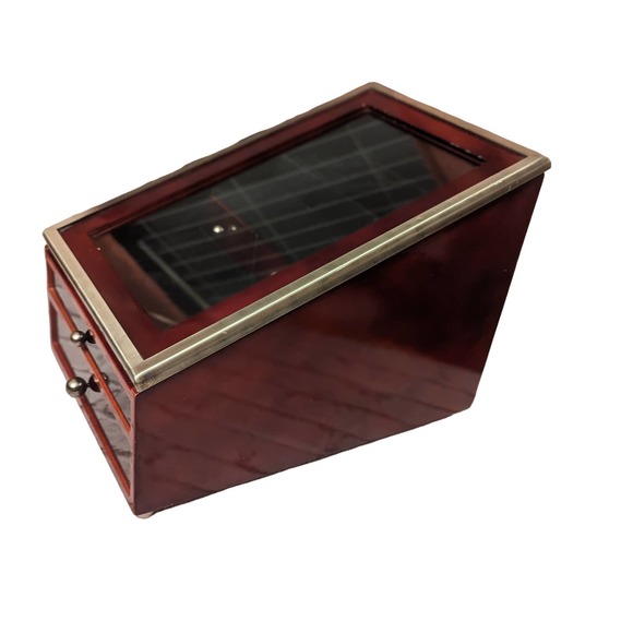 Heavy Wooden Jewelry Box